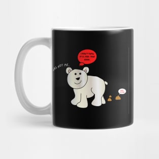 Cute Lying Polar Bear Cub Mug